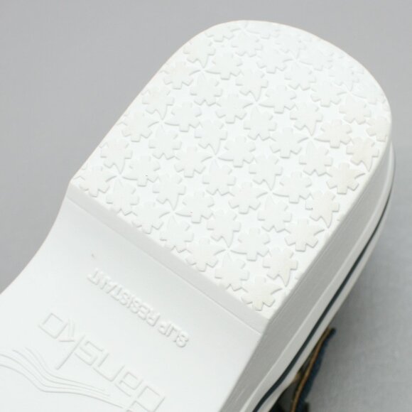 Dansko 40 Ladies (9.5-10) Valerie Canvas Navy Blue Vegan Mary Jane Clogs Shoes - Picture 11 of 12